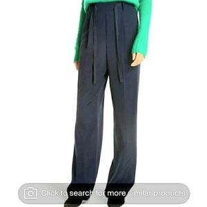 Vince Wide Leg Pull-on High Rise Pants. Navy Blue. Size S. 29" Inseam.